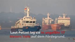 Sprengung einer Bombe in der Kieler Förde am 24 07 2018