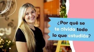 ¿Por qué se te olvida todo lo que estudiás?