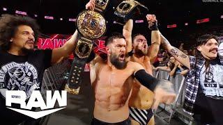 Judgment Day Unite to Defeat War Raiders, Keep Tag Titles | WWE Raw Highlights 11/25/24 | WWE on USA