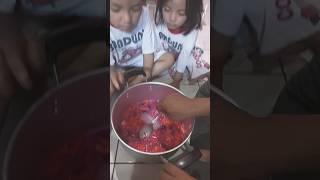 Kakak Zakiyah dan Adik Bantu Abi Bikin Es Buah #takjil #ramadhan #bukapuasa