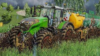 LS19: GÜLLE fahren im Matsch - Schlammschlacht auf dem Feld | FARMING SIMULATOR 19