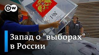 Имитация и фарс, или Что думают на Западе о "выборах" в РФ и на оккупированных территориях Украины