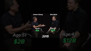 Two Billionaires become Richest Person  #shorts #elonmusk #transformation