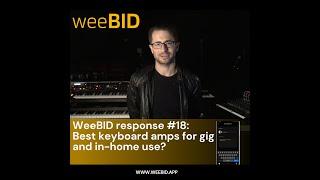 Best keyboard amps for gig and in-home use?