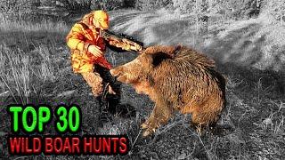 TOP 30 Amazing Wild Boar shoots compilation, UNBELIEVABLE ! WILD BOAR SHOTS,  HOG HUNTS - PIG