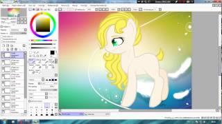 Обработка пони в Paint Tool SAI #4