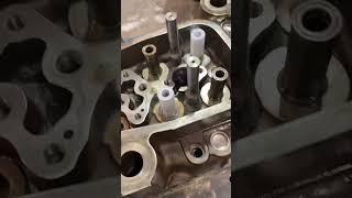 New Valve Guides For MAK 20 Cylinder Head  #marine #diesel #mechanic