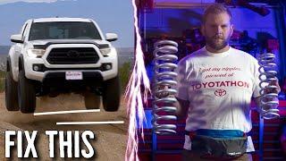 HUGE suspension mistake! (16.3% heavier springs on your Tacoma)