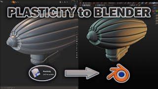 Plasticity to Blender, FASTER than ever WORKFLOW??