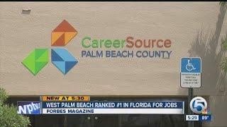 West Palm beach ranked #1 in Florida for jobs