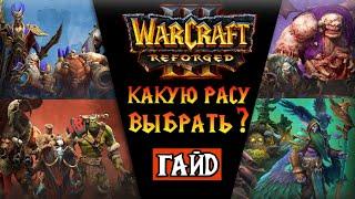 Какую расу выбрать ?//Warcraft 3 Reforged c нуля! Гайд №1