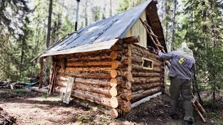 MAKING NEW FLOORS IN THE HUT. FISHING FOR GRAYLING. ALL THE CHARMS OF THE TAIGA