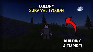 I BUILT a COLONY EMPIRE to fight ZOMBIES in Roblox