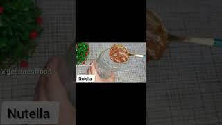 Nutella Milk shakerecipe by gesture of food #shorts #nutellamilkshake #nutella #gestureoffood