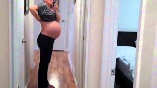 38.5 Weeks Pregnant Belly Tour!