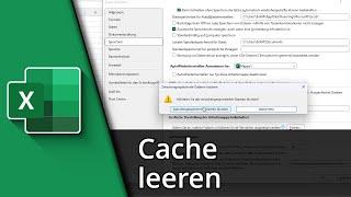 Excel Cache leeren  Tutorial