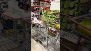 Thanksgiving Shopping Carts Battle be Like at Costco Today! #thanksgiving2024 #blackfriday #costco