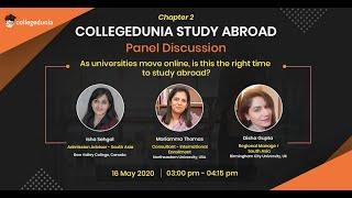 Collegedunia Study Abroad || As Universities Move Online, is this the Right Time to Study Abroad?