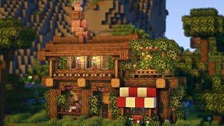 Minecraft Tutorial: How To Build a Flower Shop | Easy