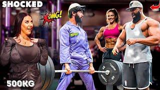 Anatoly vs Bodybuilder DEADLIFT GYM PRANK 500 Kg #2 - Anatoly Gym Prank
