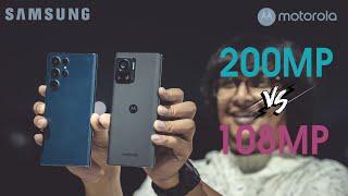 Moto Edge 30 Ultra vs Samsung S22 Ultra Camera | 200 MP Camera vs 108 MP