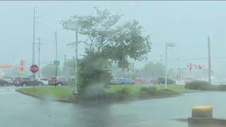 Severe storms moving through Forsyth County | FOX 5 News