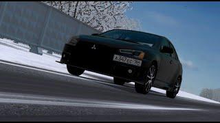 City Car Driving - Mitsubishi Lancer X - Песни 2000 ых наше всё - Руль Logitech G27