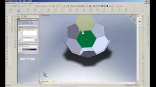 Усеченный икосаэдр (футбольный мяч) (SolidWorks)