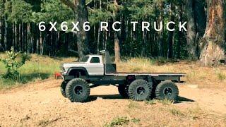 RC 6x6x6 TRUCK 1/10 Scale All wheels steering Trail Ride