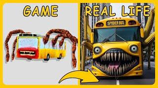 Bus Eater Monster In Real Life | All Eat Monster | Guess The Eater MONSTER'S VOICE