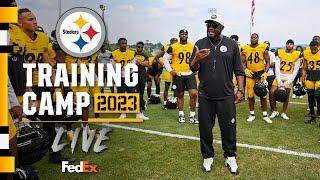 Watch Steelers practice on August 6th | Pittsburgh Steelers Training Camp Live