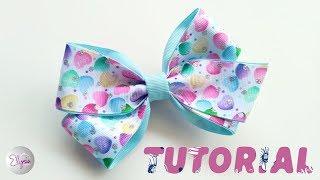 Laço Cris  Ribbon Bow Tutorial  DIY by Elysia Handmade