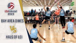 Haus of Lei vs Bay Area Dimes | Men's AA Semifinals (USAV 2023)