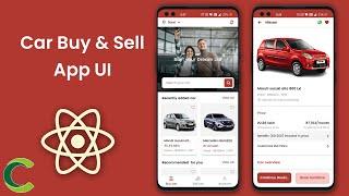 Online Car Buy and Sell App UI in React Native | Multi Language | CarMax