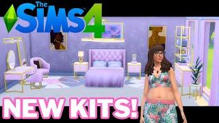 Every item in both new Sims 4 kits | Poolside Splash CAS kit and Modern Luxe build/buy kit