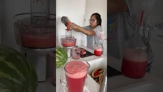 #agua de #sandia / fresh #watermelon #juice  #summer #drinks #shorts #health #fruit #yummy #salud