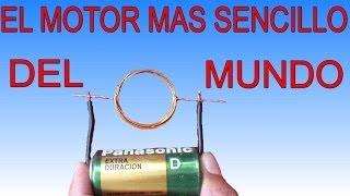 El motor mas sencillo del mundo (Muy fácil de hacer)