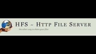 HFS ~ Http File Server обзор настройка