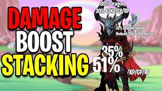 How Boosts Work in AQW Damage Boost Stacking.