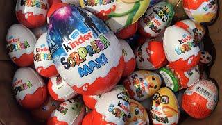 XXL COMPILATION KINDER SURPRISE ASMR UNBOXING