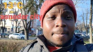 Warm winter in Russia- krasnodar city. 11/01/2022