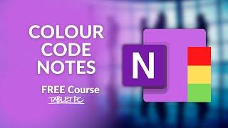 How to Colour Code OneNote Notebooks and Sections in OneNote for Windows 10