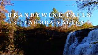 [4K] Brandywine Falls - Cuyahoga Valley National Park -Scenic Autumn 4K Walking Tour with binaural 