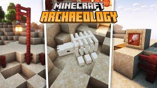 I Added Sniffer Fossil to Minecraft Archaeology