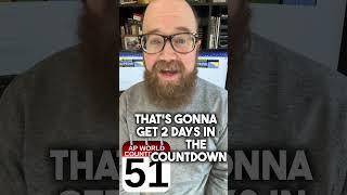 51 DAYS UNTIL THE AP WORLD HISTORY EXAM #apworld  #apworldhistory