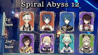 (5.2) Can We Make It Without Geo? | Spiral Abyss 12 | 4* Only (No BP) | Genshin Impact Guide