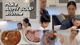 Toni Gonzaga making Army soup (korean soup )