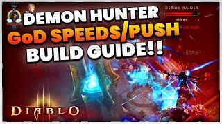 Diablo 3 GoD Demon Hunter Speed Push Build Guide Season 27! (Still Viable?)