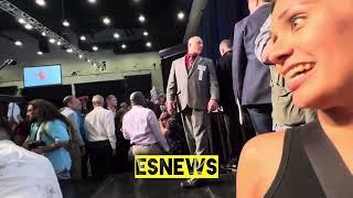 Wow manny pacquiao gets mobbed after hall of fave event