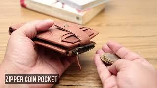 Highlark Hunter Genuine Leather Wallet for Men | Highly Strong Stitching with RFID  Secured